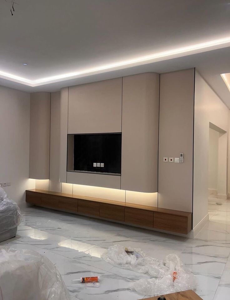 بديل الشيبورد بالرياض لخلفيات التلفزيون بتصميم عصري